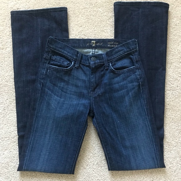 7 For All Mankind Denim - 7 for all Mankind Mid Rise Bootcut